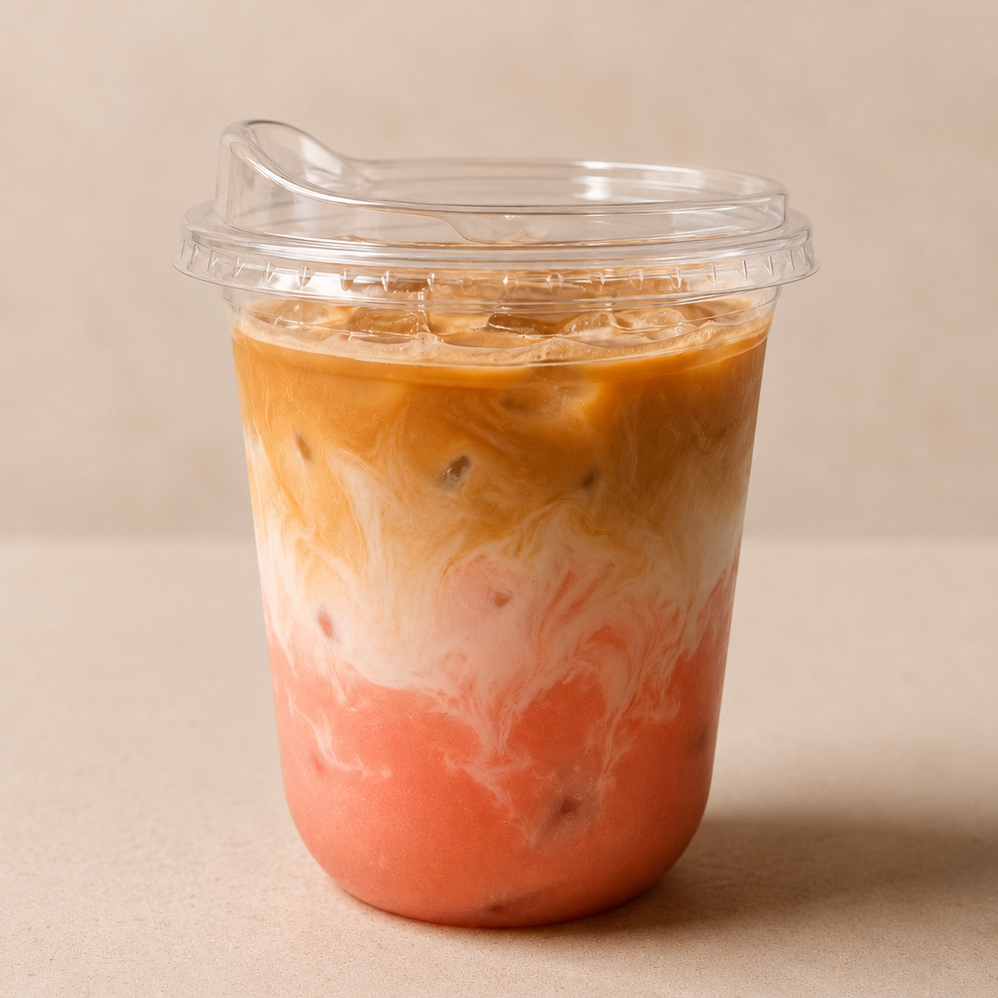 Iced Strawberry Latte